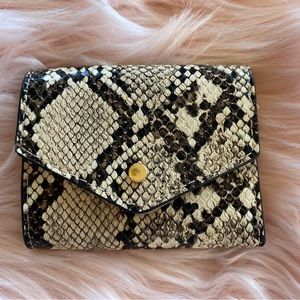 Cute Snake Print Credit Card Wallet